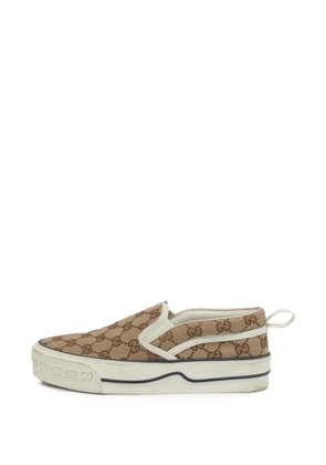 Gucci Pre-Owned Tennis 1977 slip-on sneakers - Neutrals