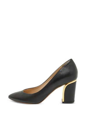 Chloé Pre-Owned pointed toe block heel pumps - Black
