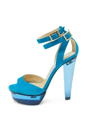 Jimmy Choo Pre-Owned Niagara ankle-strap sandals - Blue