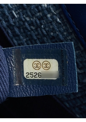 CHANEL Pre-Owned 2018 Deauville logo-print backpack - Blue