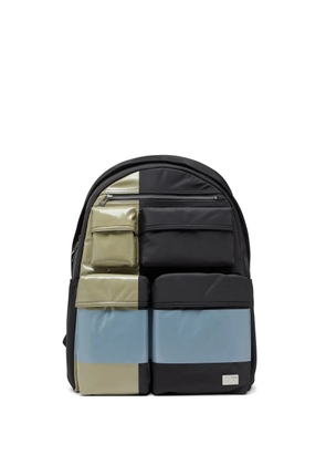 Diesel Multi-PKTS colour-blocked multi-pocket backpack - Black