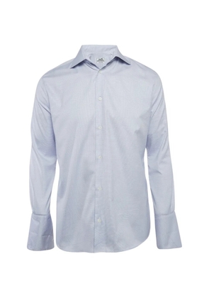 Hermès Pre-Owned patterned long-sleeve shirt - Blue