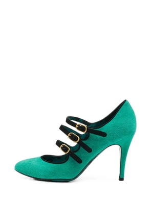 Dolce & Gabbana Pre-Owned buckled Mary Jane pumps - Green