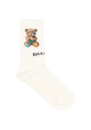 Barrow kids teddy-bear graphic socks - Neutrals