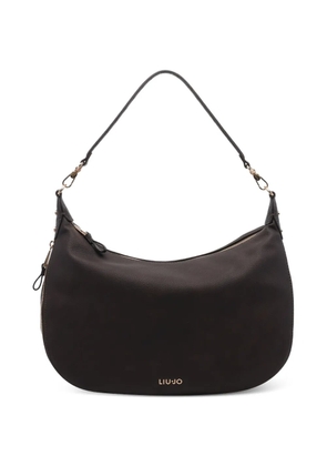 LIU JO crocodile-effect zip-detail tote bag - Brown