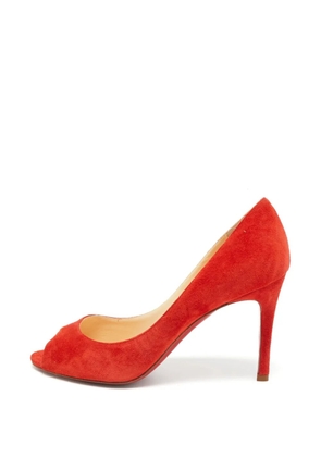 Christian Louboutin Pre-Owned New Very Prive peep-toe pumps - Red
