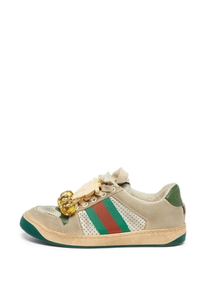 Gucci Pre-Owned Screener nubuck sneakers - Neutrals