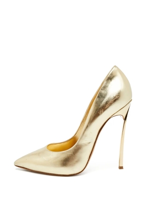 Casadei Vintage Blade-heel pointed-toe pumps - Gold