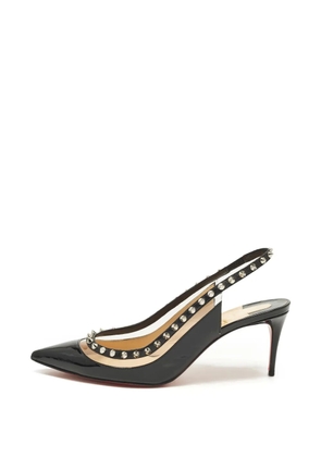 Christian Louboutin Pre-Owned Brigadine spiked slingback pumps - Black