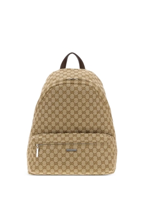 Gucci large GG Tag monogram backpack - Neutrals