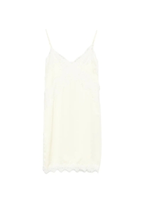 VICOLO lace-trim top - Yellow