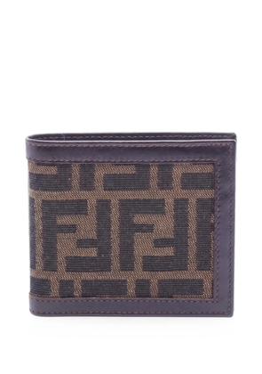 Fendi Pre-Owned Zucca bi-fold wallet - Brown