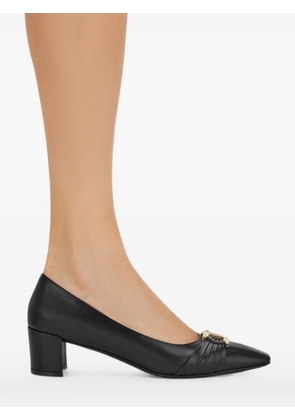 Ferragamo Gancini ornament pumps - Black