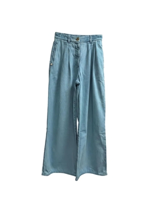 CHANEL Pre-Owned belt-loops jeans - Blue