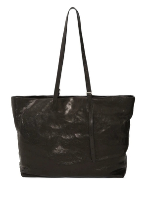 Ann Demeulemeester leather tote bag - Black