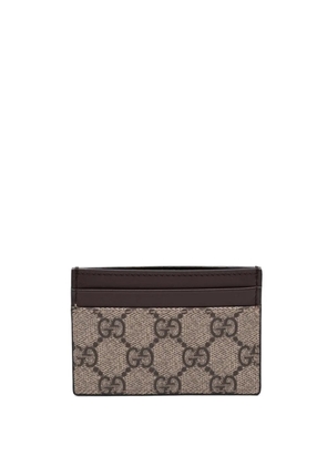 Gucci Pre-Owned 2000-2015 GG Supreme card holder - Neutrals