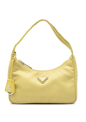Prada Pre-Owned 2019-2026 Mini Tessuto Re Edition 2000 shoulder bag - Yellow