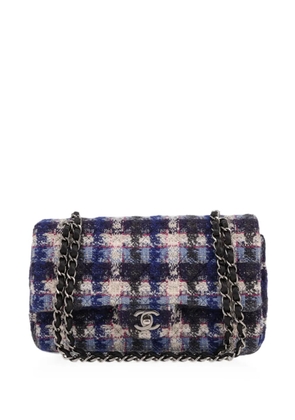 CHANEL Pre-Owned 2019 Timeless Classic tweed shoulder bag - Blue