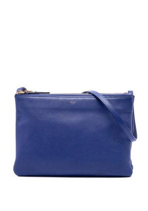 Celine Pre-Owned 2014 Large Lambskin Trio crossbody bag - Blue