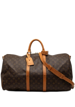 Louis Vuitton Pre-Owned 1994 Monogram Keepall Bandouliere 55 travel bag - Brown