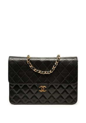 CHANEL Pre-Owned 1997-1999 Medium CC Quilted Lambskin Single Flap shoulder bag - Black