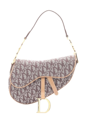 Christian Dior Pre-Owned 2010-2026 Diorissimo Canvas Saddle Bag shoulder bag - Brown