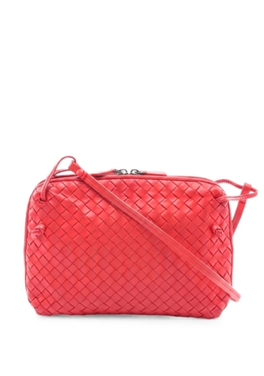 Bottega Veneta Pre-Owned 00s Nodini Intrecciato shoulder bag - Red