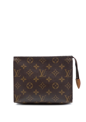 Louis Vuitton Pre-Owned 2020 Monogram Toiletry Pouch 19 clutch bag - Brown