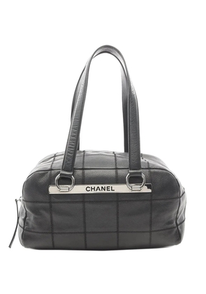 CHANEL Pre-Owned 2004-2005 Choco Bar Caviar shoulder bag - Black