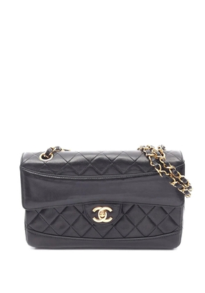 CHANEL Pre-Owned 2006-2008 CC Quilted Lambskin Single Flap crossbody bag - Black