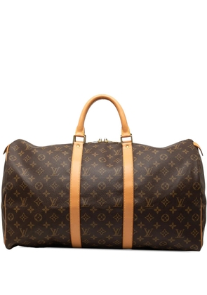 Louis Vuitton Pre-Owned 2002 Monogram Keepall 50 travel bag - Brown