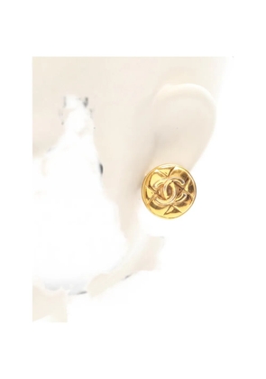 CHANEL Pre-Owned 1986-1988 Coco-mark earrings - Gold