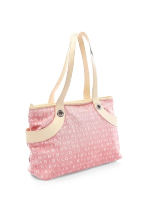 Bvlgari Pre-Owned 2000s Logo Mania tote bag - Pink