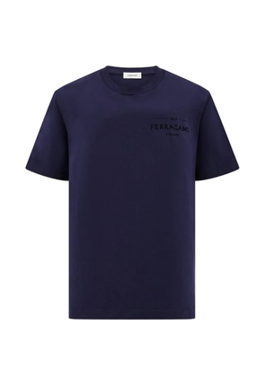 Ferragamo logo T-shirt - Blue