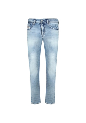 Diesel faded whiskered jeans - Blue