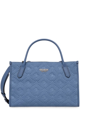 GUESS USA logo-debossed tote bag - Blue