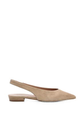 Notabene Gisella square-toe ballet flats - Neutrals