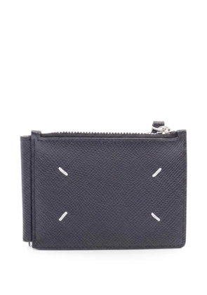 Maison Martin Margiela Pre-Owned logo-detail leather wallet - Black