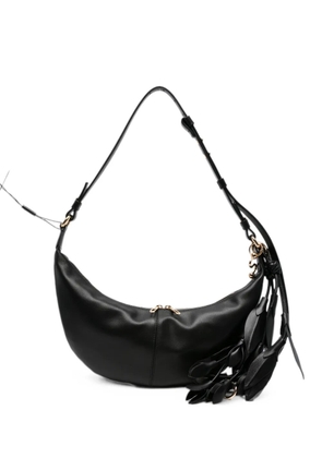 Sportmax tassel-detail leather shoulder bag - Black