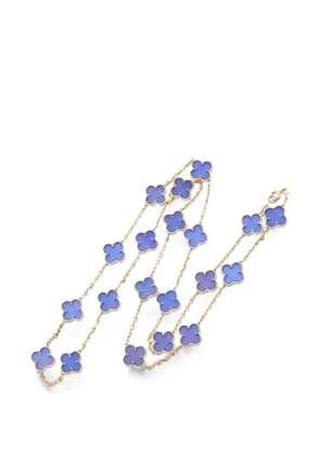 Van Cleef & Arpels Pre-Owned 2010s Alhambra agate necklace - Gold