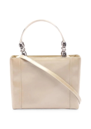 Christian Dior Pre-Owned 2000s Maris Pearl leather handbag - Neutrals