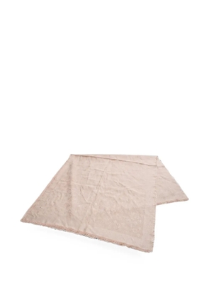 Louis Vuitton Pre-Owned 2022 monogram fringed scarf - Neutrals