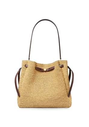 Tory Burch large Romy woven shoulder bag - Neutrals