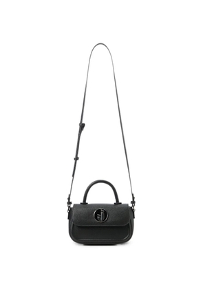 Iceberg logo-plaque cross-body bag - Black