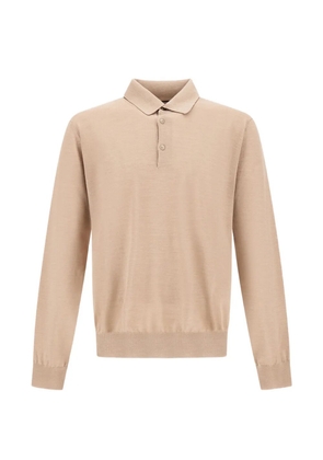Herno long-sleeve polo shirt - Neutrals