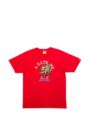 A BATHING APE® Jurassic World Raptor College T-shirt - Red