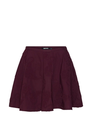ROTATE BIRGER CHRISTENSEN flower short skirt - Purple