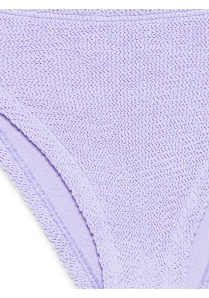 Hunza G Xandra crinkle-effect bikini - Purple