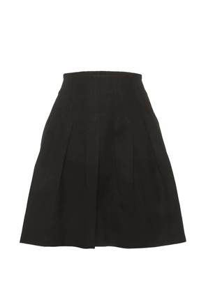 Chloé Pre-Owned flared zip-up mini skirt - Black