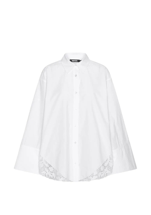 ROTATE BIRGER CHRISTENSEN oversized lace shirt - White